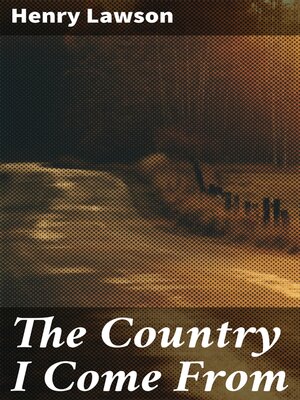 cover image of The Country I Come From